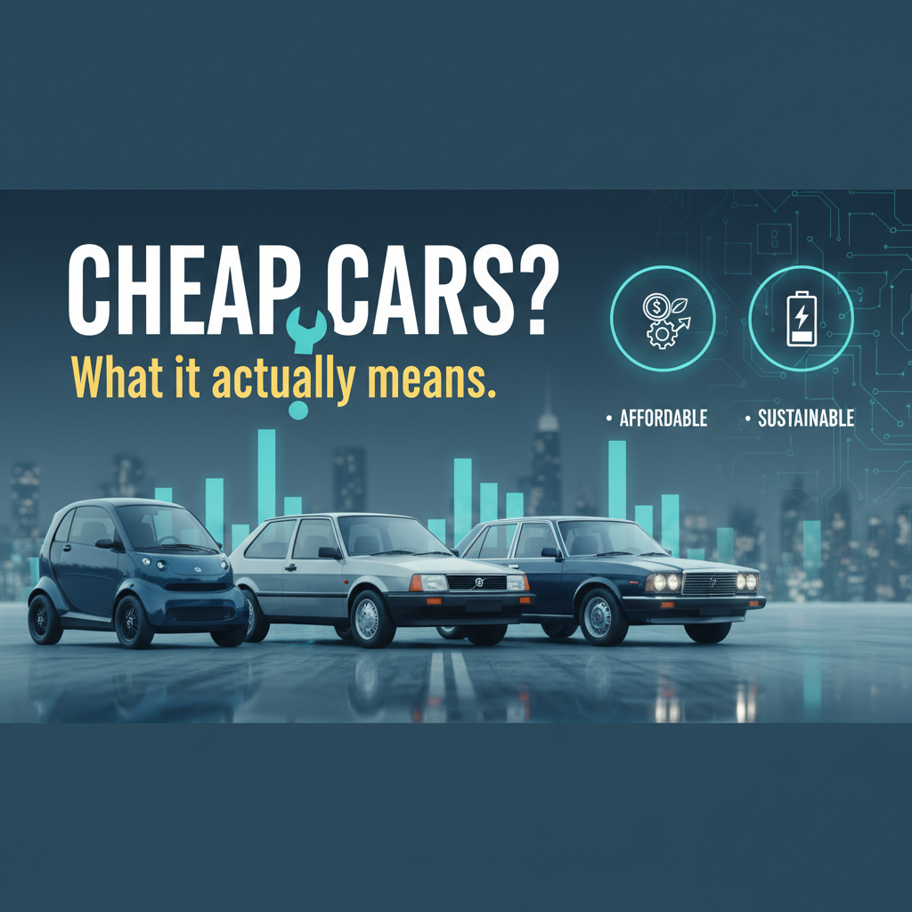 Hero image - Cheap Cars?, What it actually means