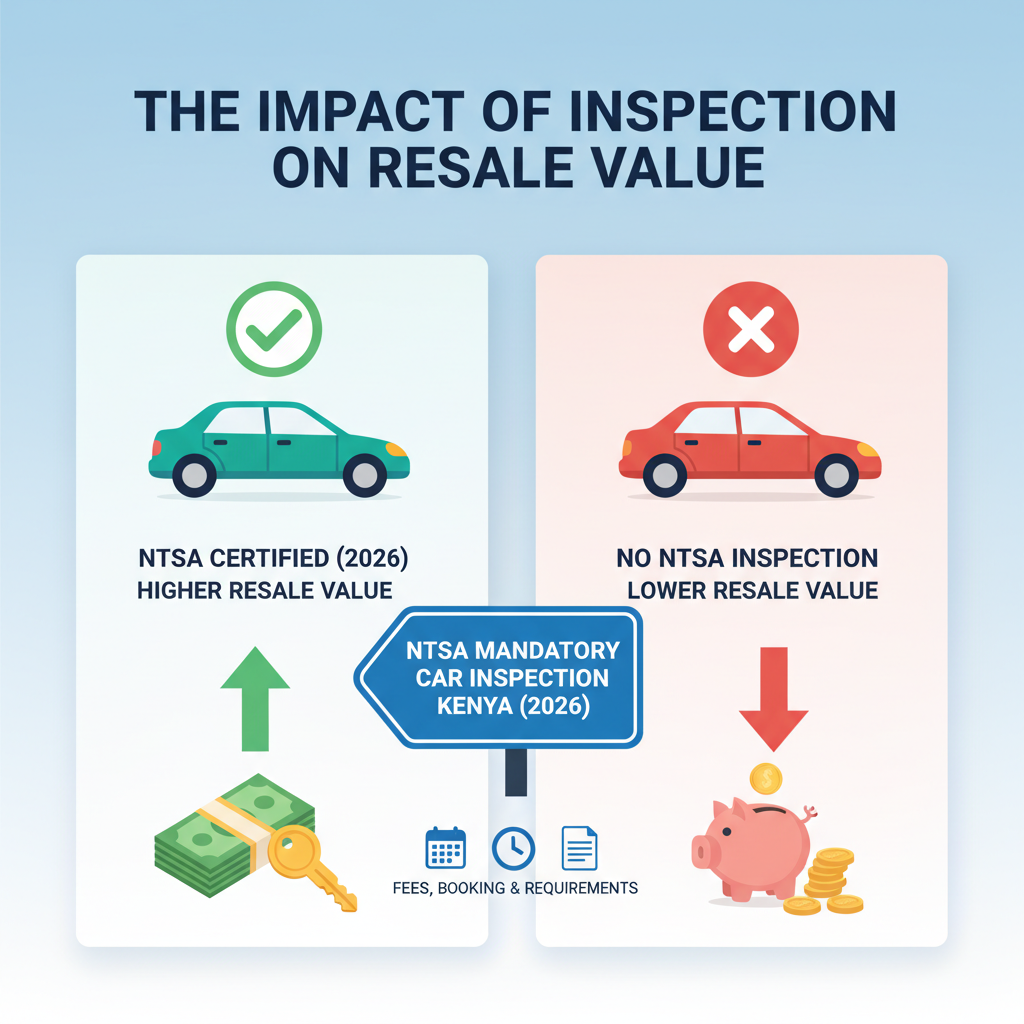 The Impact of Inspection on Resale Value - NTSA Mandatory Car Inspection Kenya: Full Guide to Fees, Booking & Requirements (2026)